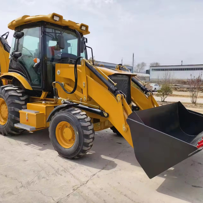 Χρησιμοποιούμενος ελκυστήρας Caterpillar CAT 416E 420E 420F 430F με ελκυστήρα πίσω και μπροστά φορτωτή έτοιμο
