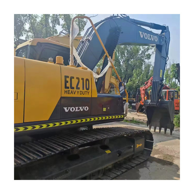 Χρησιμοποιούμενος υδραυλικός εξορυκτής Volvo EC210D με αρχική υδραυλική αντλία