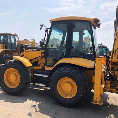 Μηχανή JCB Backhoe Loader 3CX 4CX Χρησιμοποιούμενη μηχανή TLB με χαμηλό ωράριο εργασίας