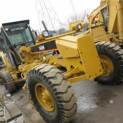 Χρησιμοποιούμενος 140K Cat Motor Grader με 1200 ώρες εργασίας και 17000 KG βάρος της καλύτερης επιλογής