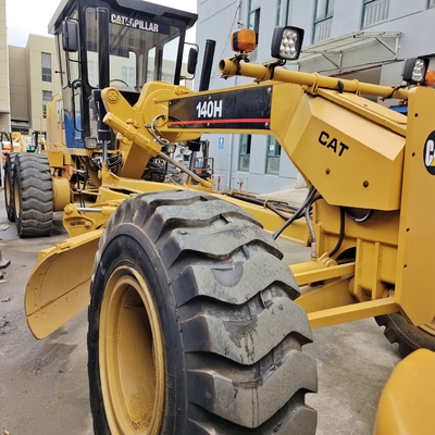 Χρησιμοποιηθέν 12H Grader Caterpillar 140h Motor Grader με απόδοση και 1200 ώρες εργασίας