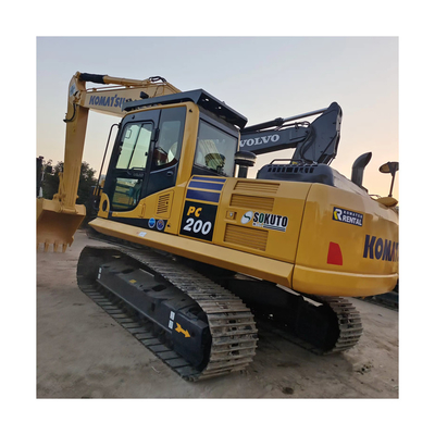 Αρχική υδραυλική αντλία χρησιμοποιείται Komatsu Pc200-8 Crawler Excavator για την κατασκευή