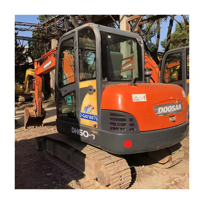 Εξαιρετική ακαμψία Χρησιμοποιείται Doosan Dh60 7 6ton Mini Crawler Excavator για τοπίο