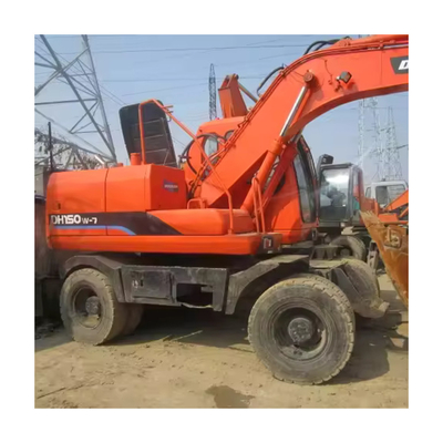 Doosan DH150W-7 τροχοσκαφείο 15 τόνων Κατασκευαστικό σκάφος βαρέος μηχανισμός πρωτότυπη Κορέα