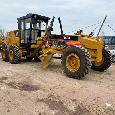 CAT 140K Grader 1200 ώρες εργασίας μεταχειρισμένο CAT 140H 140G με κινητήρα Cummins