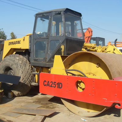 Ταχύτητα 0-10km/h Dynapac CA251d Single Drum Vibratory Roller 2020