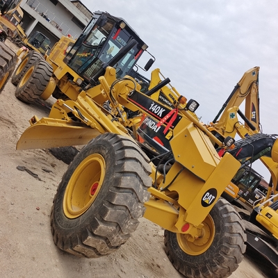 Χρησιμοποιηθέντες βαθμολογητές CATERPILLAR 140K Original Japan Χρησιμοποιηθέν 140K 140H 140G Cat Motor Grader