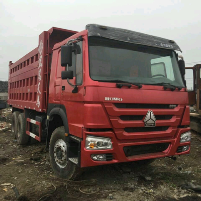 Χρησιμοποιημένο Howo 6x4 ντάμπερ φορτηγό Tipper 375 με κανονικό έλεγχο ταχύτητας και χειροκίνητο παράθυρο