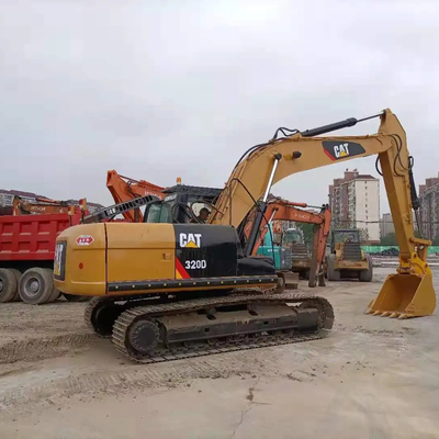 Χρησιμοποιούμενη εκσκαφέας Cat320d Κατασκευασμένη στην Ιαπωνία και τις ΗΠΑ 20 τόνους