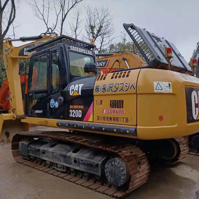 Καλή κατάσταση Cat320d Excavator από την Ιαπωνία και τις ΗΠΑ με CATERPILLAR υδραυλική βαλβίδα