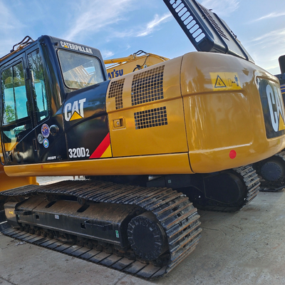 Χρησιμοποιούμενος εξορυκτής Caterpillar Cat320d 320D Υδραυλικός εξορυκτής Crawler 1.2CBM χωρητικότητα κουβάς