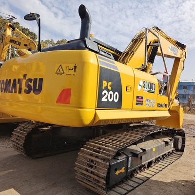 Χρησιμοποιούμενη Ιαπωνία Komatsu PC200-8 Υδραυλική σκάφτρα 1.2CBM χωρητικότητα κουβάς
