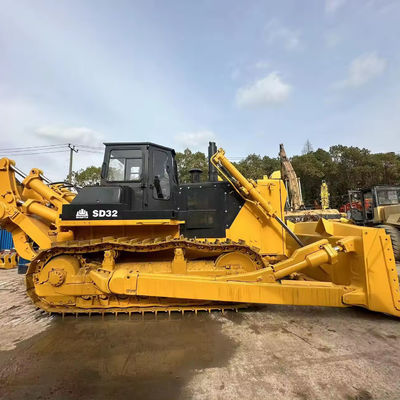 Χρησιμοποιημένες μπουλντόζες SHANTUI SD32 με πρωτότυπη υδραυλική αντλία στη Σαγκάη