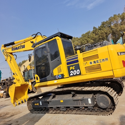 Χρησιμοποιούμενη Ιαπωνία Komatsu PC200-8 Εκσκαφέας κατασκευαστική μηχανή Υδραυλική αναπηρική εκσκαφέας