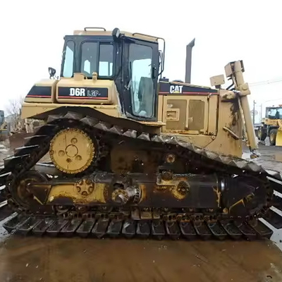 Χρησιμοποιούμενη μηχανή CAT D6r Crawler Bulldozer Ανθεκτική μηχανή D6r με βάρος μηχανής 16000 KG
