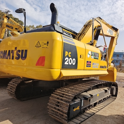 Χρησιμοποιούμενη Komatsu Excavator pc200-8 με ORIGINAL υδραυλική αντλία και 1.2CBM χωρητικότητα κουβά