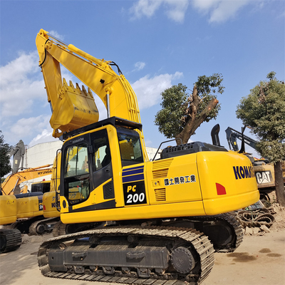 Αρχική βαλβίδα Χρησιμοποιούμενη Komatsu PC200-8 Υδραυλική Excavator Crawler με Χρησιμοποιούμενη Excavator