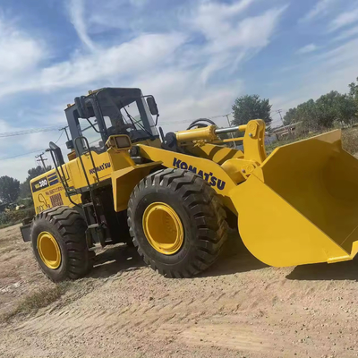 Χρησιμοποιηθέν φορτιστή τροχών Komatsu Wa380