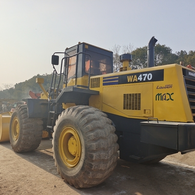 Χρησιμοποιούμενος βαρύς φορτωτής Komatsu WA470 με χωρητικότητα 7 τόνων