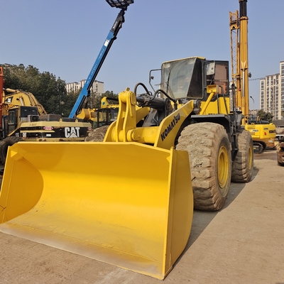 194KW Δύναμη Komatsu WA470 Χρησιμοποιούμενο φορτιστή τροχών από την Ιαπωνία με 1200 ώρες εργασίας