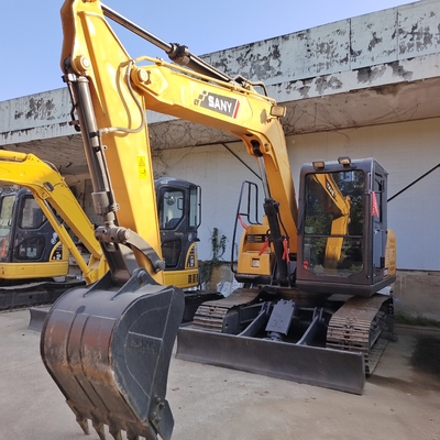 Δεύτερο χέρι Sany SY95C 9.5 τόνων Crawler Digger Excavator με ORIGINAL υδραυλική αντλία