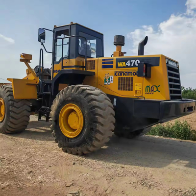 Καλό φορτιστή τροχών Komatsu WA470 2018 με αρχική υδραυλική αντλία Ιαπωνίας
