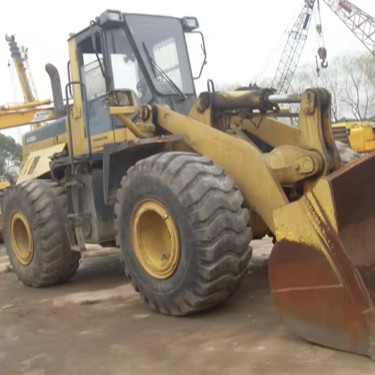 Υψηλής απόδοσης 20 τόνων ονομαστικό φορτίο Komatsu WA470 φορτωτής μπροστινών τροχών