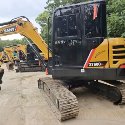 V2607 Μηχανή SanySY60C PRO Εκσκαφέας σε καλή κατάσταση στο χαμηλότερο με χαμηλή κατανάλωση πετρελαίου