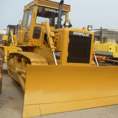 Χρησιμοποιούμενη μηχανή CAT D6G 16000 KG Crawler Bulldozer με αρχική υδραυλική βαλβίδα