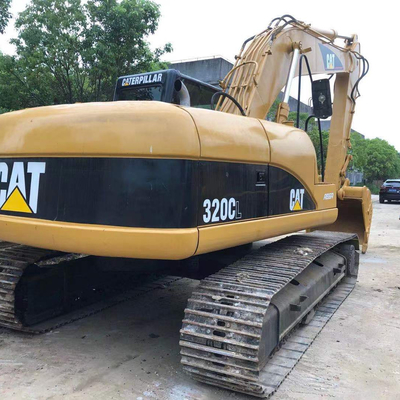 320C Χρησιμοποιούμενη εκσκαφέας Caterpillar από την Ιαπωνία με βάρος λειτουργίας 21115