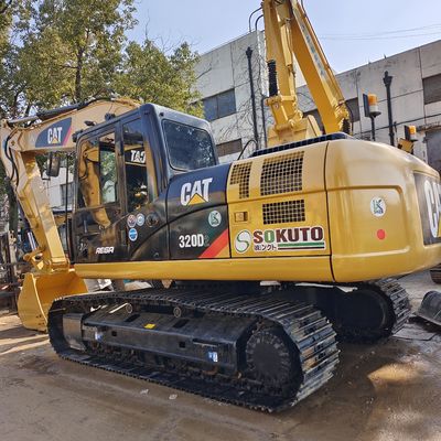 1200 ώρες εργασίας Χρησιμοποιούμενη Caterpillar 320d Crawler Excavator 20 τόνων Μηχανήματα κατασκευής