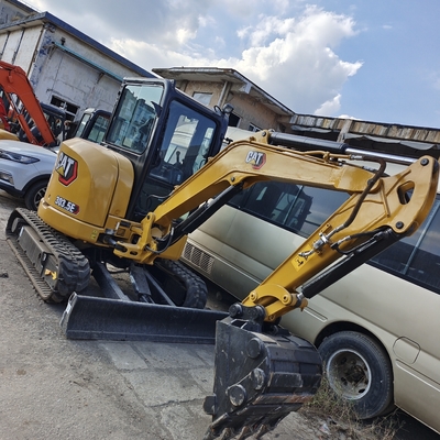 Χρησιμοποιημένα παπούτσια Caterpillar 303CR Mini Excavator 3 τόνων με πρωτότυπη υδραυλική βαλβίδα