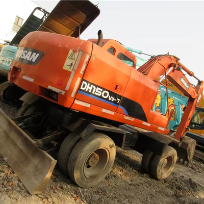Ντουζάν εκσκαφέας τροχός Crawler DH150W-7 DH140 DX 60 Χρησιμοποιούμενα εκσκαφείς σε καλή κατάσταση