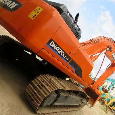 Χρησιμοποιούμενη εκσκαφέας Doosan DH420LC-7 με αρχική υδραυλική αντλία και χωρητικότητα 2.18 κουβάδων