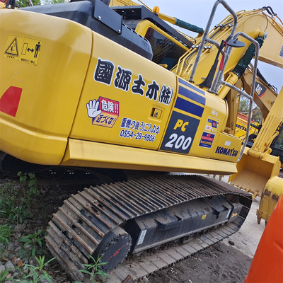 1.2CBM χωρητικότητα κουβάς Komatsu PC200-8 Χρησιμοποιούμενος εξορυκτής 20 τόνων Crawler σε καλή κατάσταση