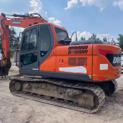 Αρχική 15 τόνων Doosan Dx150 χρησιμοποιημένη υδραυλική σκάφτρα με 0,92 χωρητικότητα κουβάς