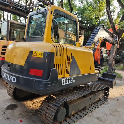 Η Volvo EC55B Pro Excavator στη Σουηδία Χρησιμοποιήθηκε 2021 μοντέλο Crawler με χωρητικότητα 0.7 Bucket