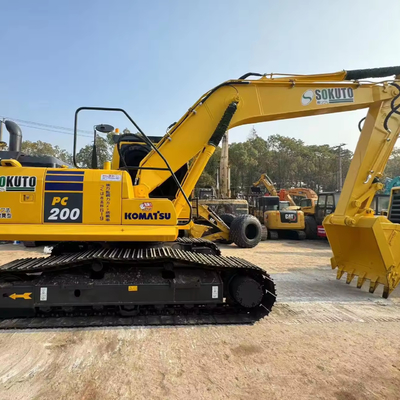 Χρησιμοποιούμενο Komatsu Pc 200 Εκσκαφέας Crawler Εκσκαφέας Κινήματος Τύπος Μέγιστο ύψος ανασκαφής 11000