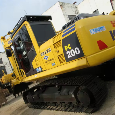Δεύτερο χέρι Komatsu Pc 200 Εκσκαφέας για κατασκευαστικά έργα Μέγιστο βάθος ανασκαφής 8000