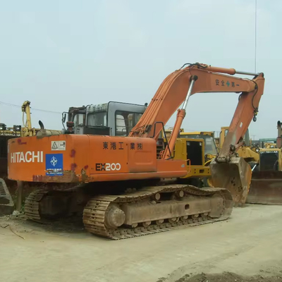 Χρησιμοποιούμενη εκσκαφέας Hitachi EX200-5 με καλή κατάσταση 4000 ώρες εργασίας μηχανή ISUZU