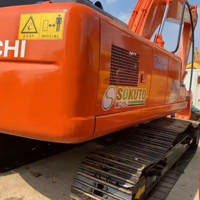 Χρησιμοποιούμενος εξορυκτής Hitachi zx200 20ton 1CBM χωρητικότητα κουβάς μηχανή βάρος 200000 KG