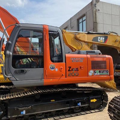 4000 ώρες εργασίας Μηχανή ISUZU Hitachi 200-3g Excavator Crawler Excavator με 20 τόνους
