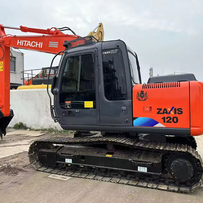 Χρησιμοποιούμενη εκσκαφική μηχανή Hitachi ZX120-3 με χωρητικότητα κουβάς 1CBM και βάρος 12100 KG