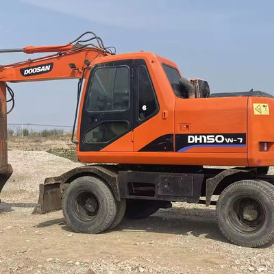 96KW DB58TIS Μηχανή Doosan Excavator Wheel Crawler Dh150w-7 Dh140 Dx 60 Χρησιμοποιηθέντες εξορυκτές