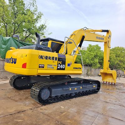 25130 KG βάρος μηχανής Komatsu Χρησιμοποιούμενος εξορυκτής PC240LC με αρχική υδραυλική αντλία