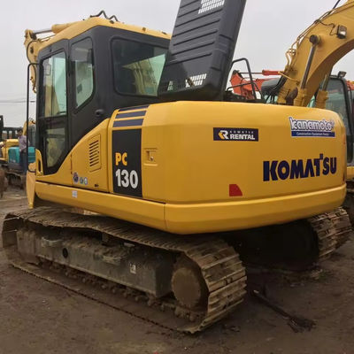 Χρησιμοποιούμενος εξορυκτής Komatsu PC130-7 13 τόνων εξορυκτής Crawler με πρωτότυπη υδραυλική βαλβίδα