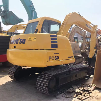 6 τόνους Χρησιμοποιούμενη εκσκαφέας Ιαπωνίας PC60-7 Δεύτερο χέρι Komatsu PC60-7pc56-7pc30MR Εκσκαφέας