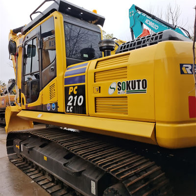 Ιαπωνία Χρησιμοποιείται Komatsu Excavator PC210 Crawler Excavator με αρχικό υδραυλικό κύλινδρο