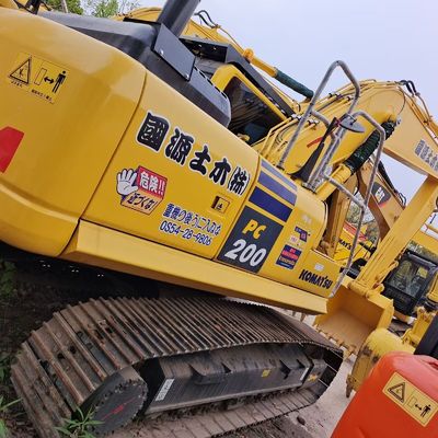 20000 KG βάρος μηχανής Αρχική Ιαπωνία Komatsu PC200-8 μεταχειρισμένη εκσκαφέας