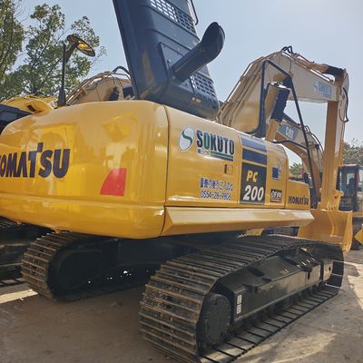 Αρχικός κινητήρας χρησιμοποιείται Komatsu PC200-8N1 Crawler Chain Digger για τις απαιτήσεις σας